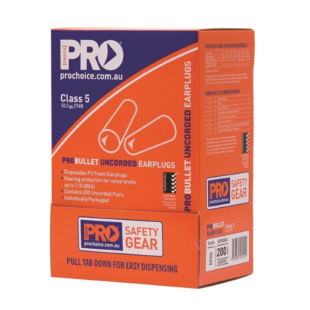 Pro-Bullet Earplugs - Uncorded