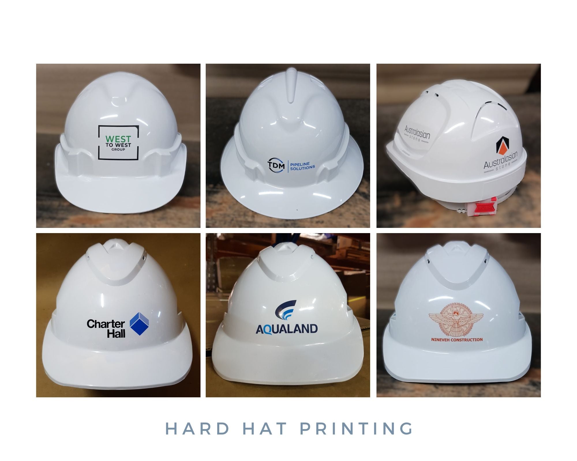 Custom Printing On Hard Hats