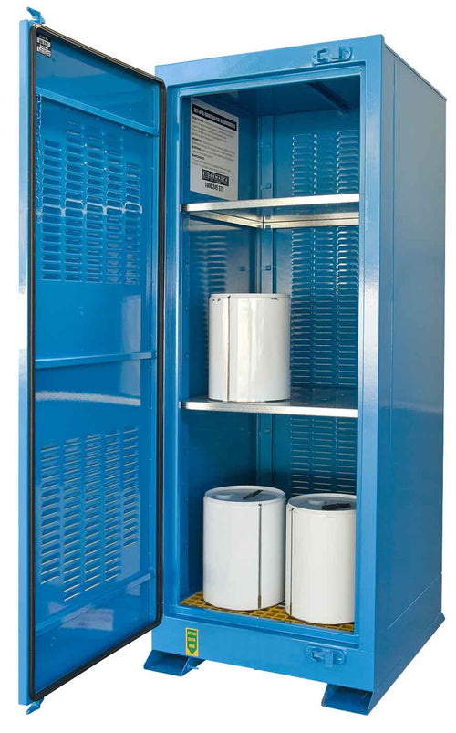 250L Storemasta Outdoor Class 6 Toxic Goods Storage Cabinet Tall
