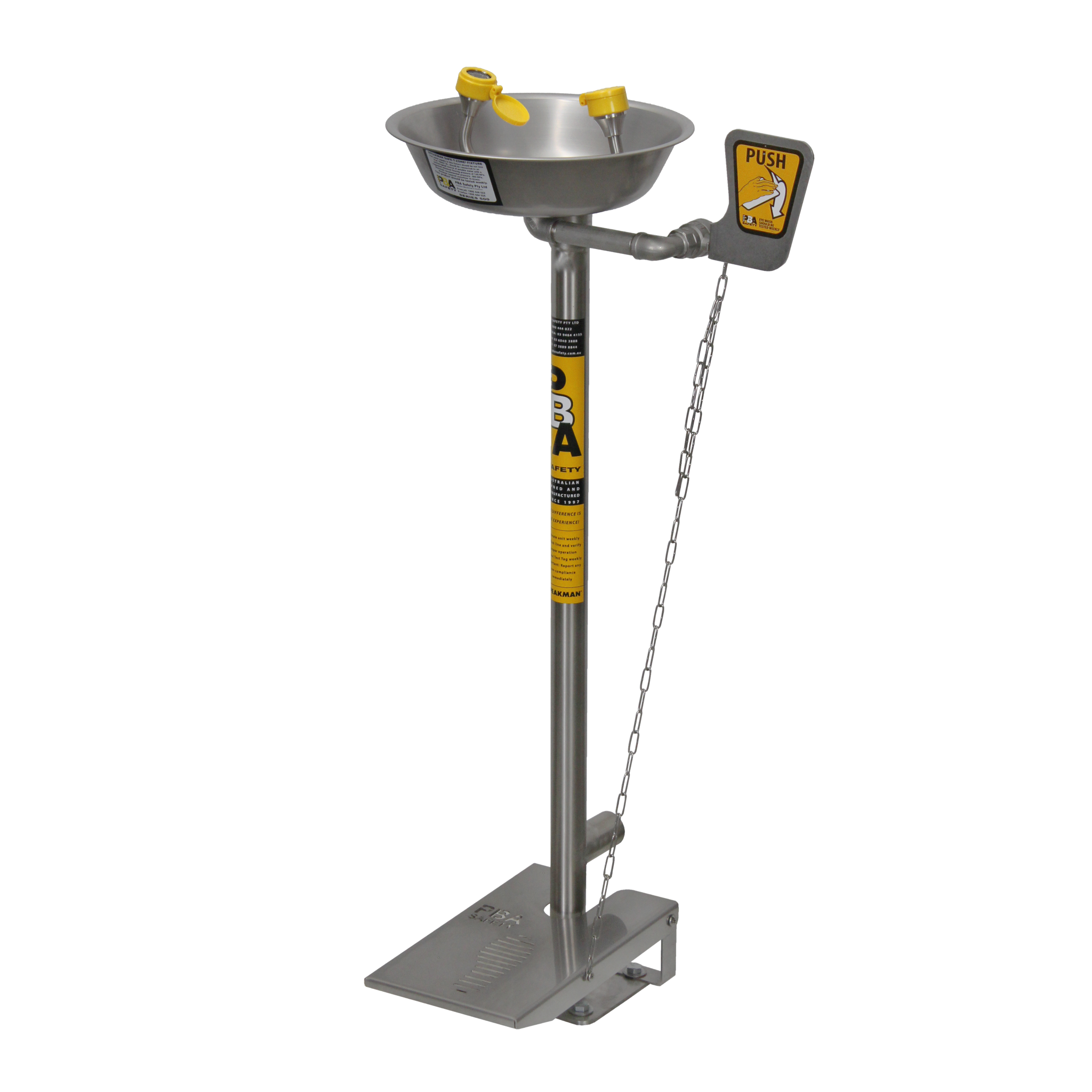 SE480 Aerated Eye/Face Wash Floor Mounted
