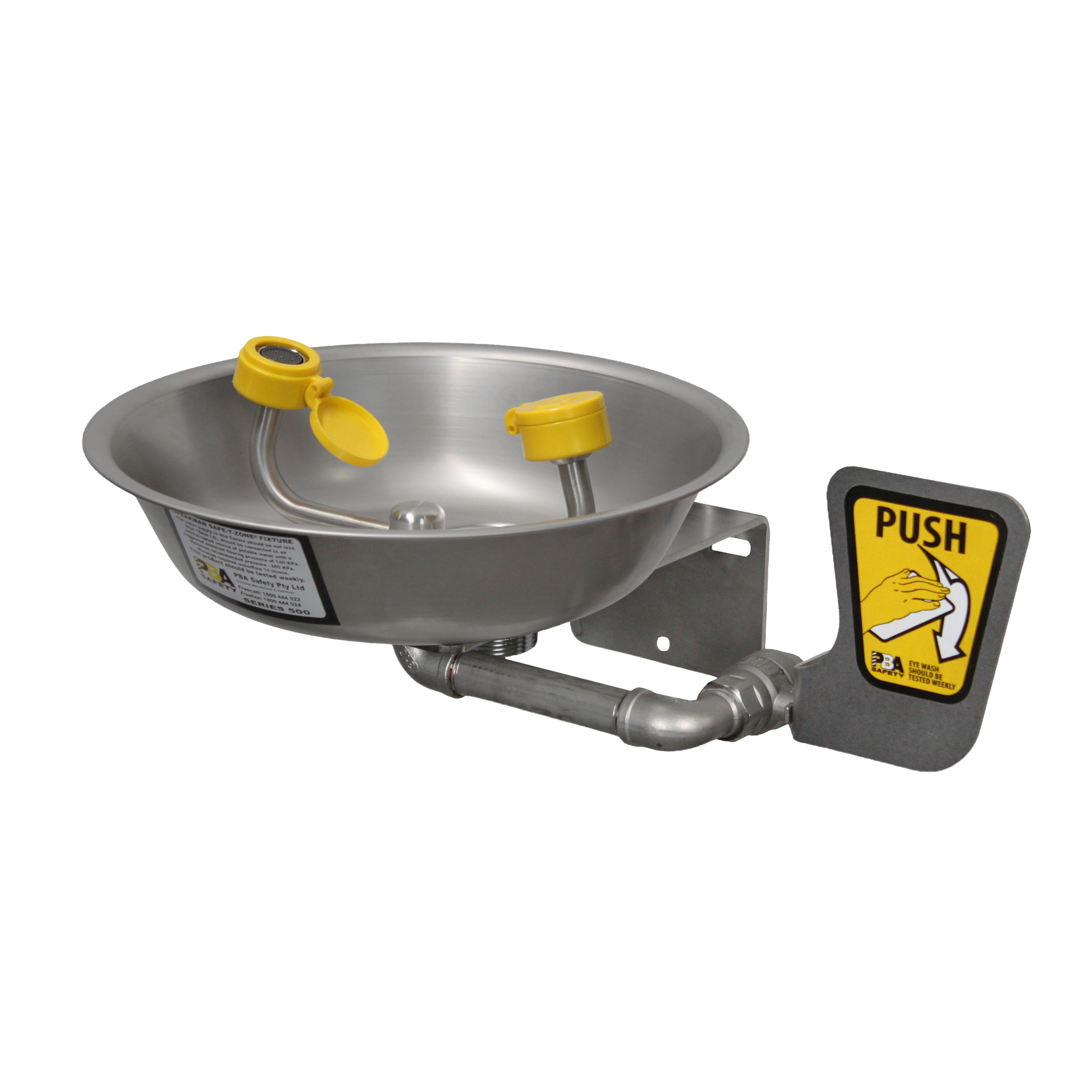 SE505 Eye Wash Aerated Wall Mounted