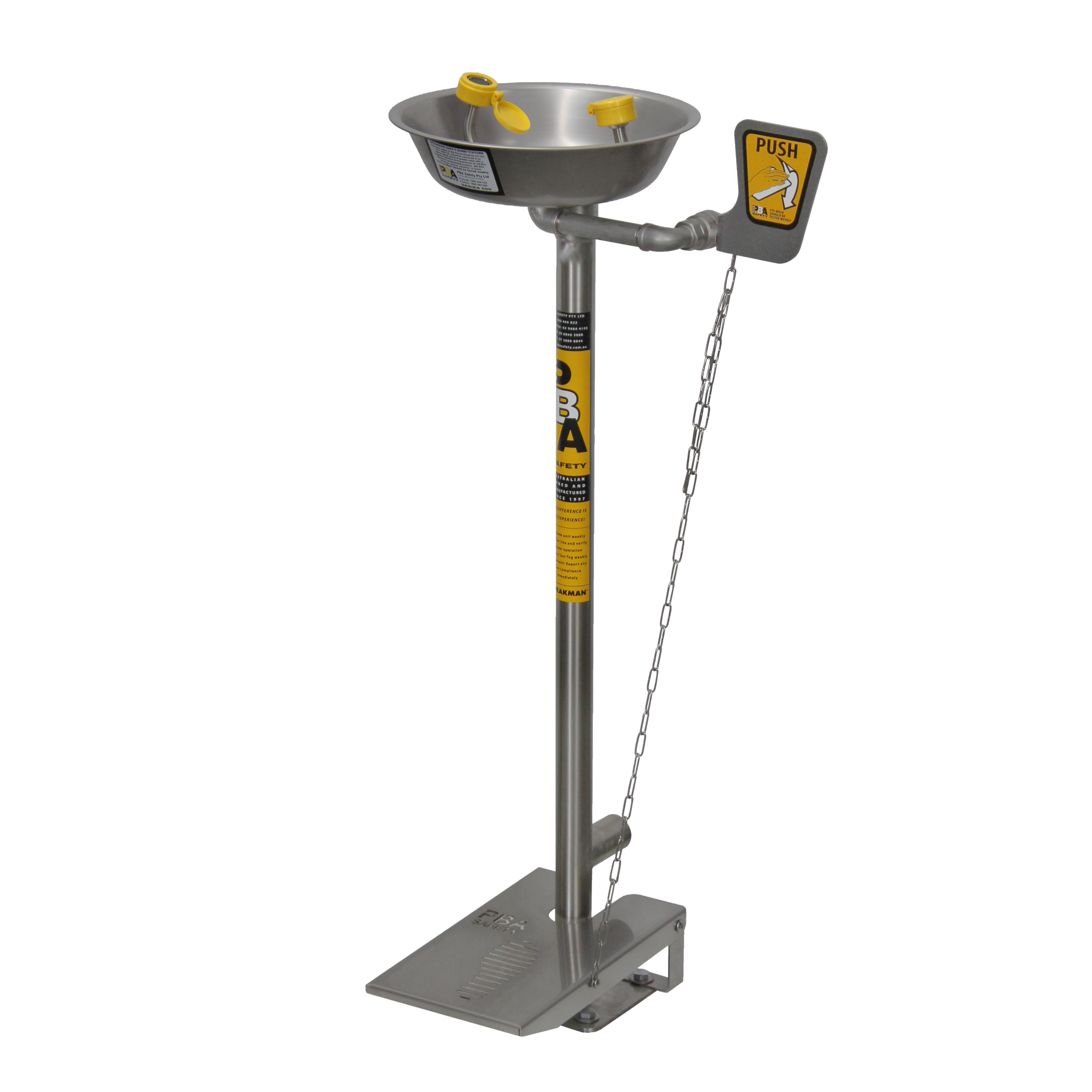 SE546 Aerated Eye Wash Pedestal Unit
