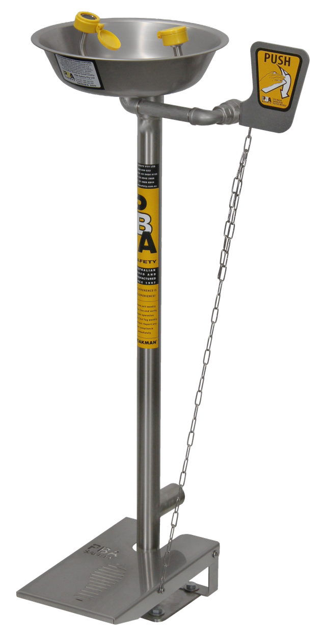 SE546 Aerated Eye Wash (Pedestal Mounted)
