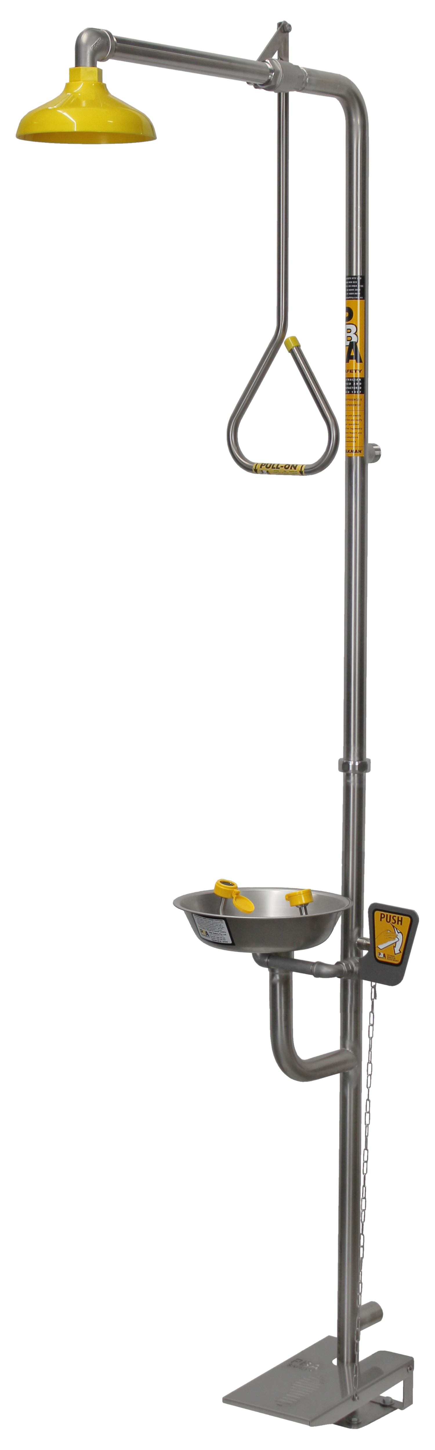 SE612 Shower Eye Wash Hand & Foot Operated