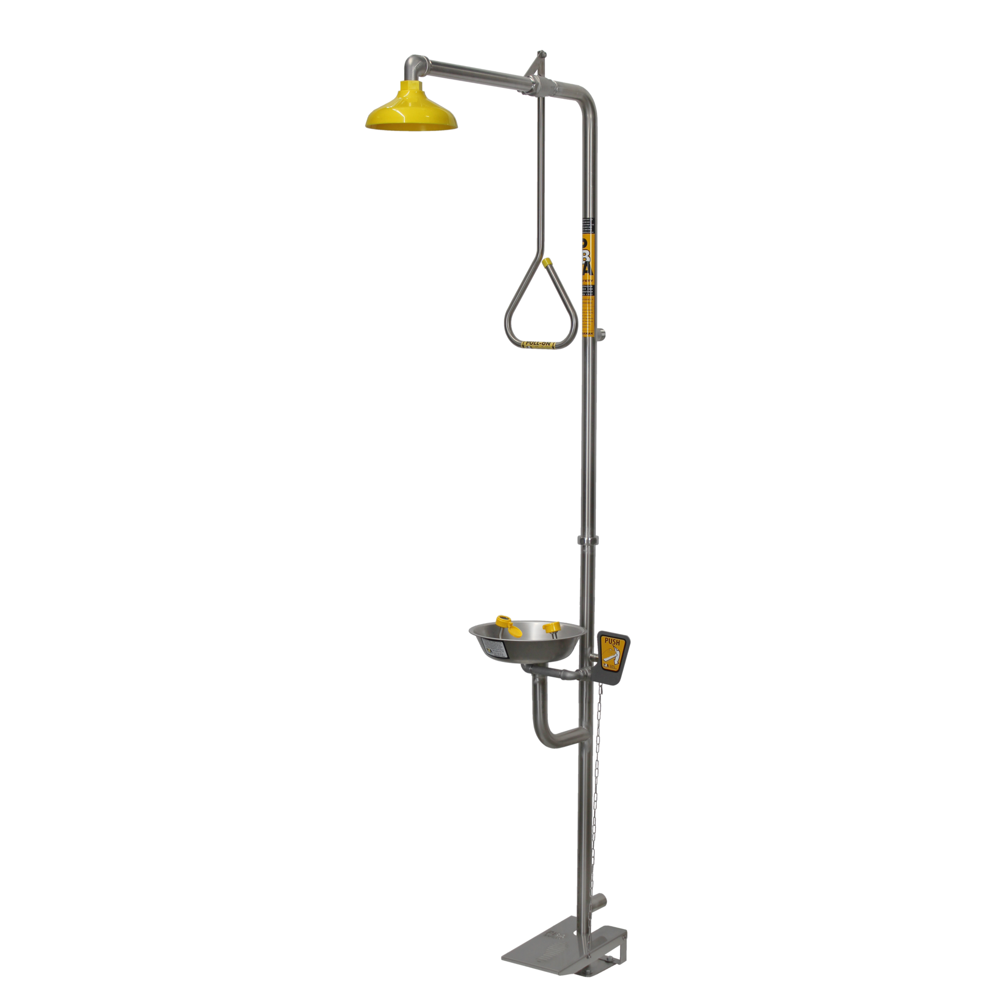 SE612 Combination Shower & Eye Wash Hand & Foot Operated