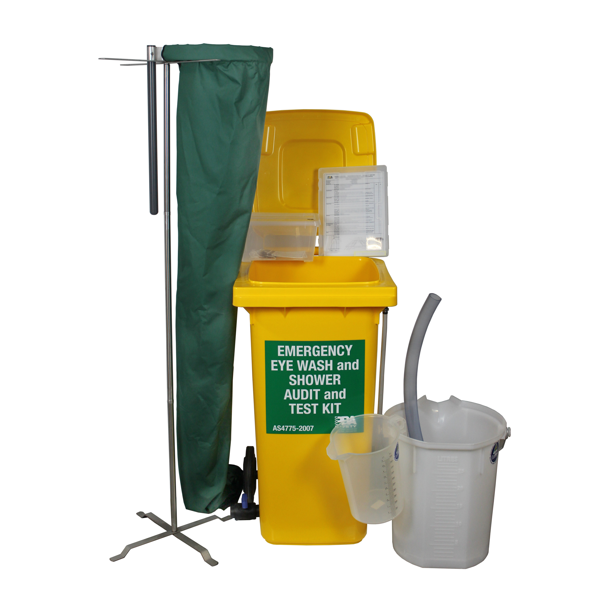 SESHW Speakman Safety Shower Test Kit with 120L Bin