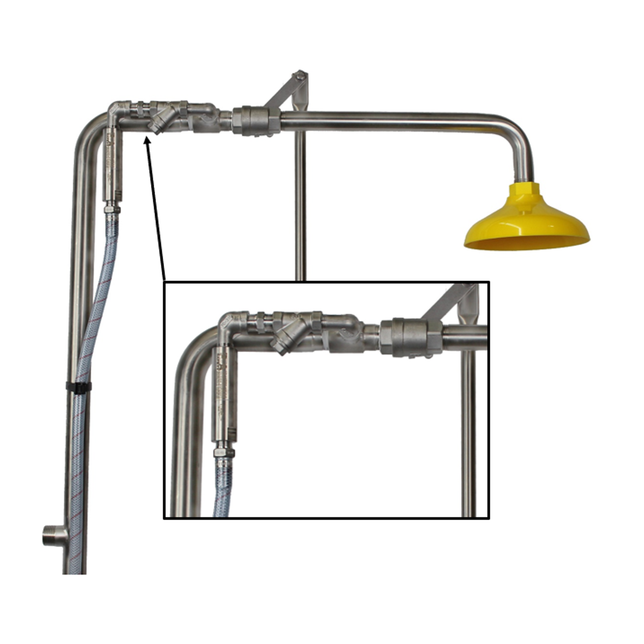 SE-1/2 HAT/SP-Retro Kit - Scald Protection Valve & Strainer Retro Fitting Kit
