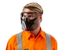 Vadar Smoke Goggle Visor Combination