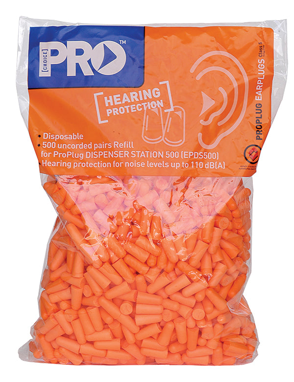 Pro-Bullet Refill Bag - Uncorded earplugs