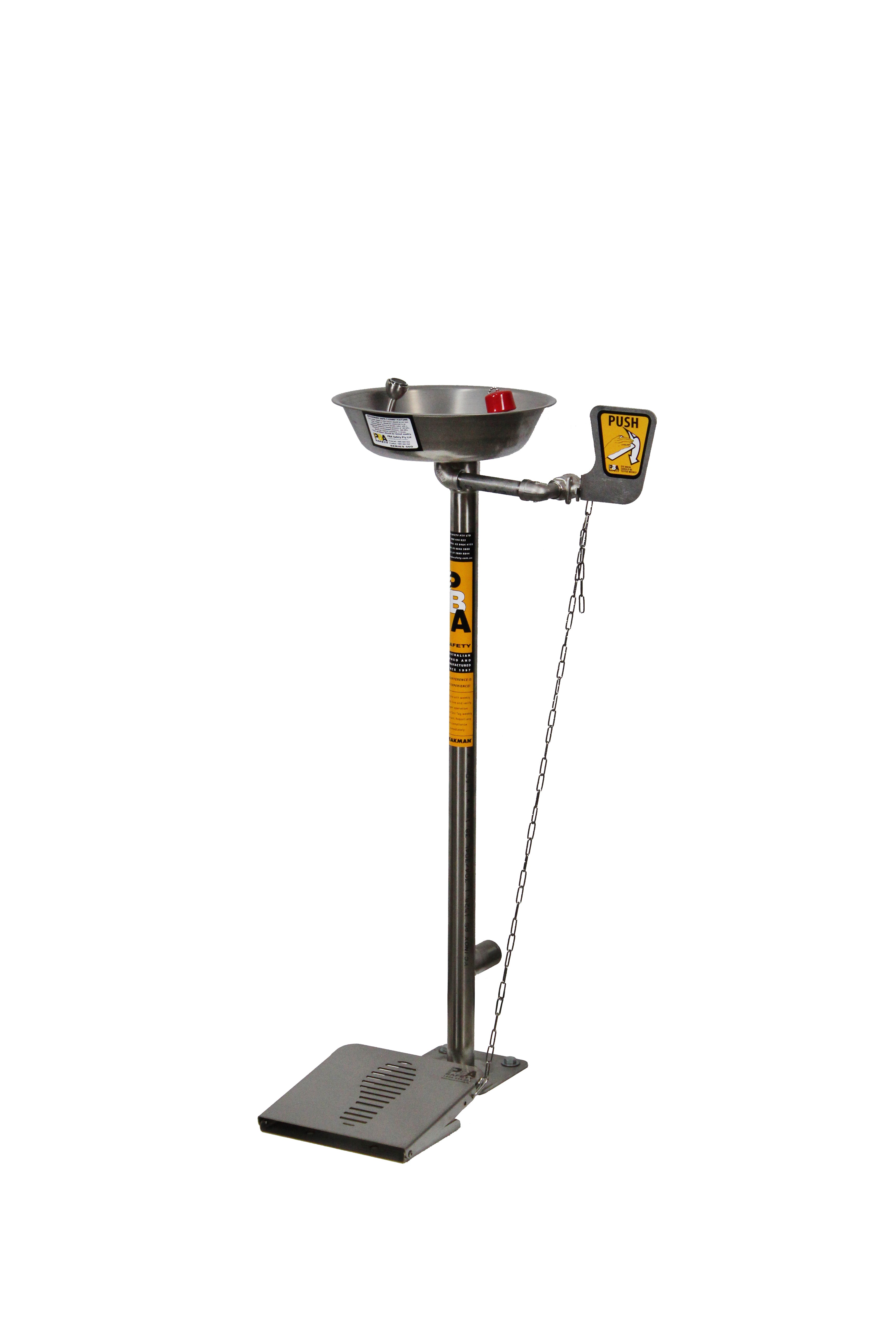 SE546 Aerated Eye Wash (Pedestal Mounted)