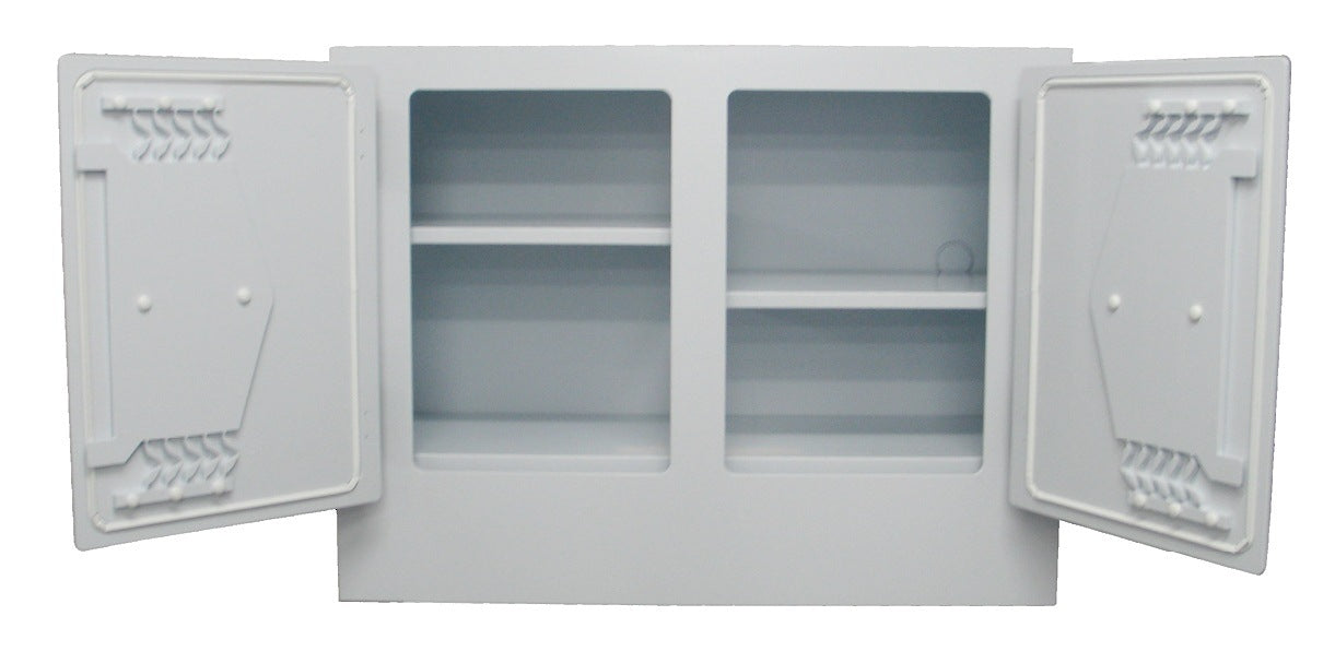100 Litre Polystore Corrosive Chemical Storage Cabinet - Dual Compartment