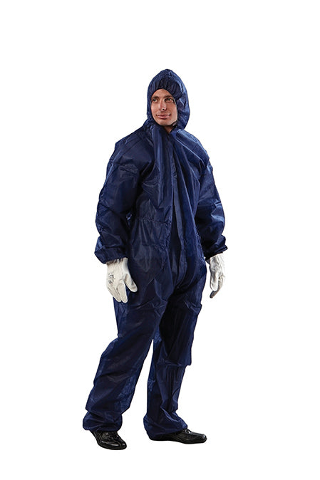 Blue Polypropylene Disposable Overalls