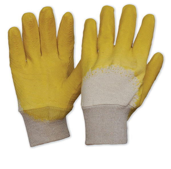 Latex Rubber Glass Gripper Gloves