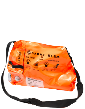 ELSA 15 min escape complete with cylinder