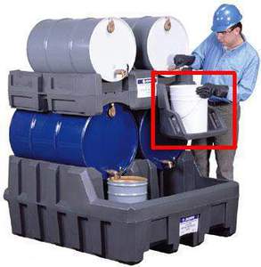 Justrite Drum Management System - Dispensing shelf (Stack Module)