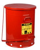 Justrite 80 L Oily Waste Can Foot Operated Cover