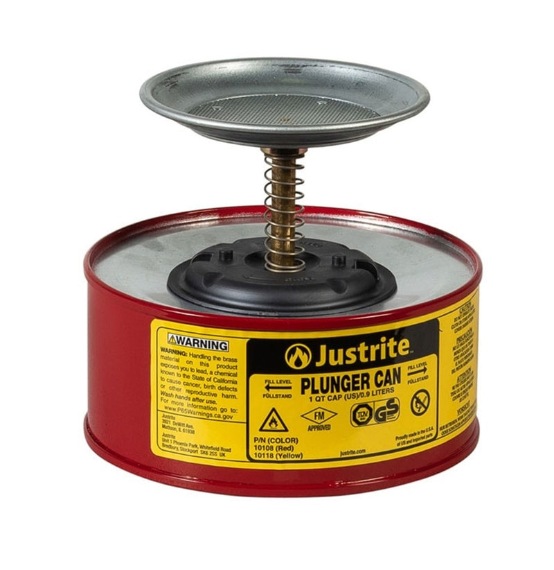 Justrite 1 L Plunger Can 125mm Dasher