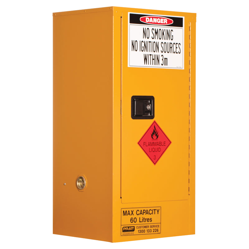 60L Flammable Liquids Storage Cabinet, Flammable - DG Safety