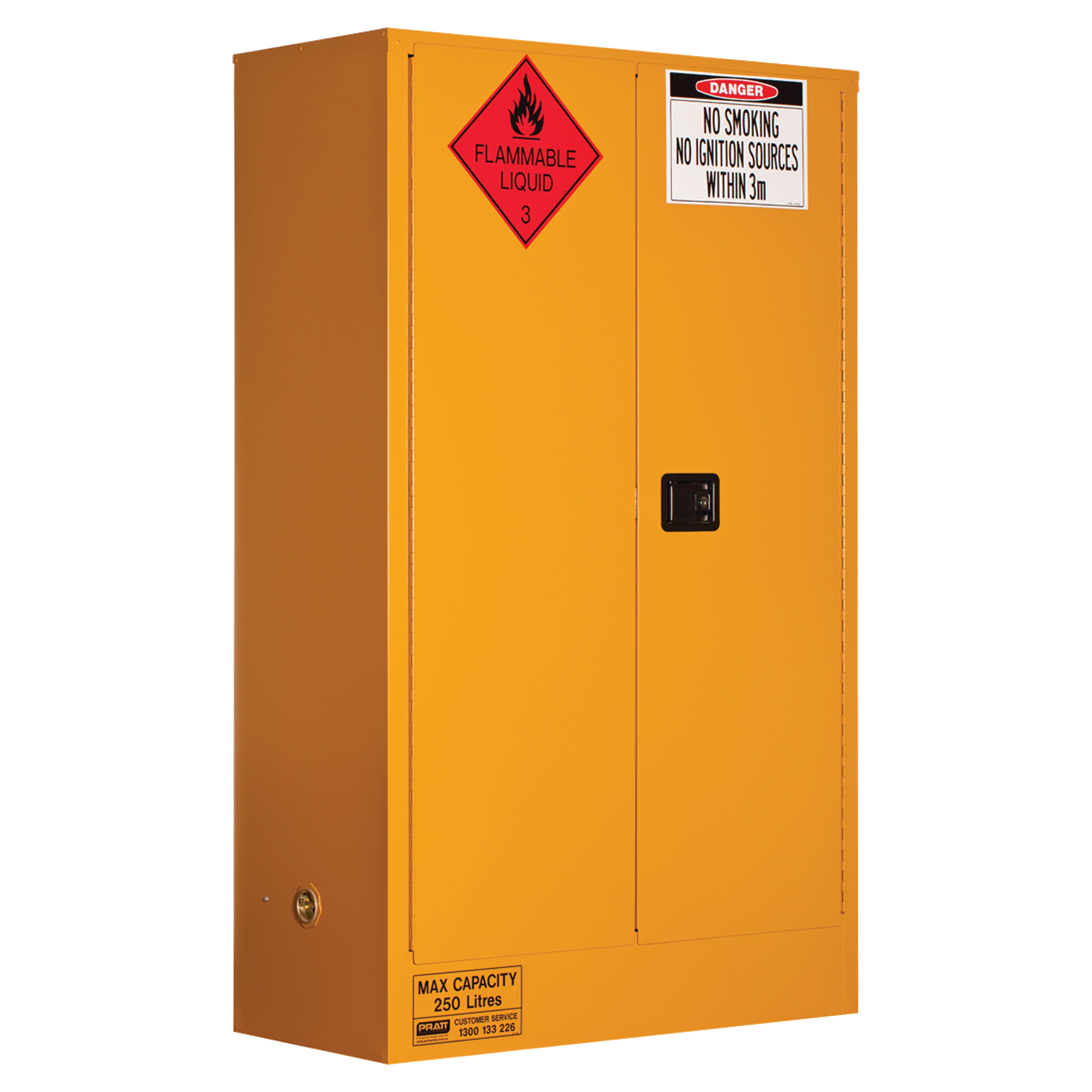 250L Flammable Liquids Storage Cabinet, Flammable - DG Safety
