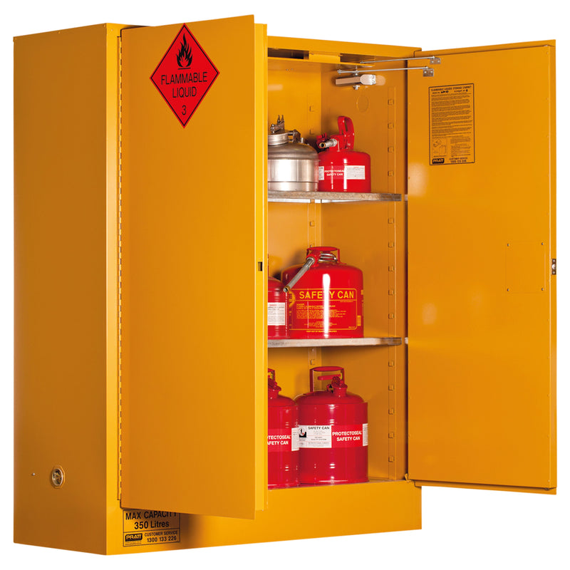 350L Flammable Liquids Storage Cabinet, Flammable - DG Safety