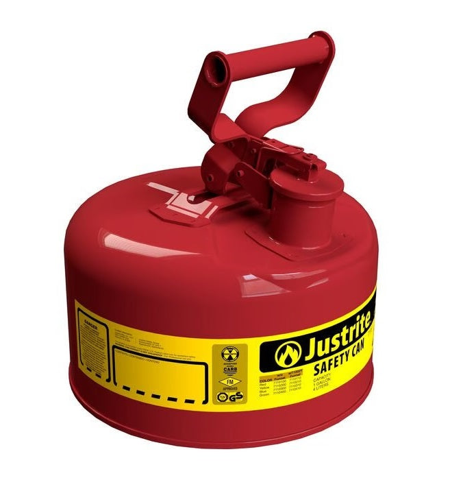 Justrite 4L Safety Can with Swing Handle