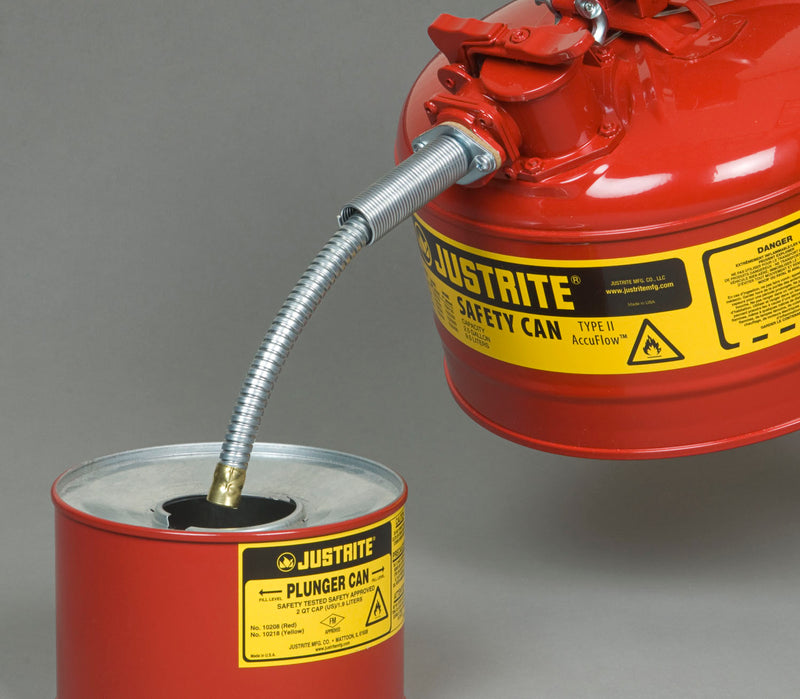 Justrite 9.5 Litre Dispensing Safety Can - 19mm Hose