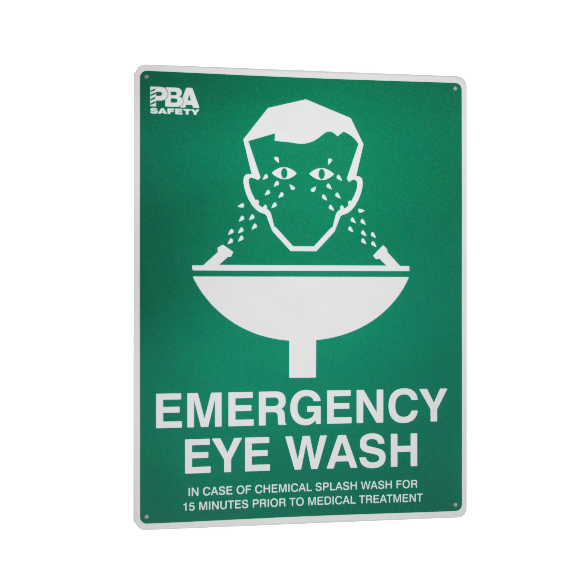 Emergency Eye Wash Sign - Poly