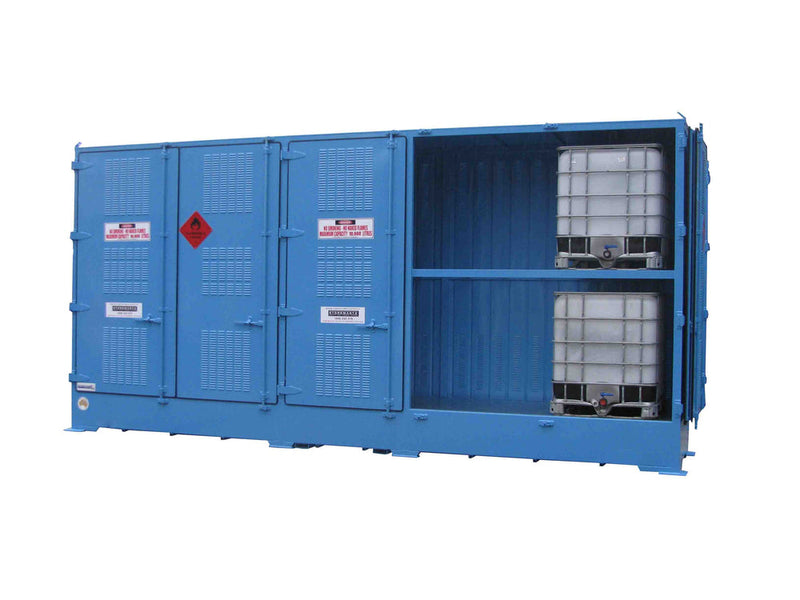 Class 3 Flammable Liquids Store - 10 IBC - Max Capacity 10000 L