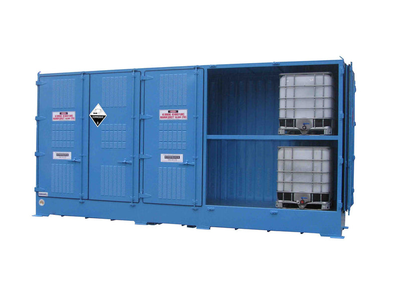 Class 8 Corrosive Goods Store - 10 IBC - Max Capacity 10000 L