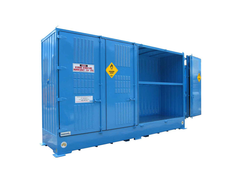 Class 5.1 Oxidising Agent Goods Store - 8 IBC - Max Capacity 8000 L