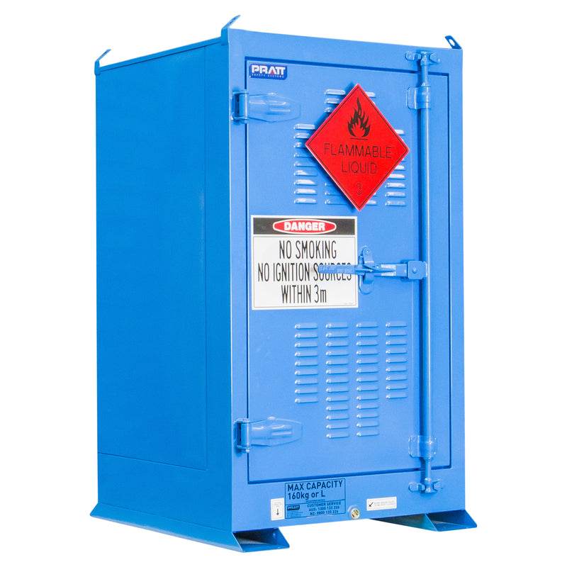 160L Flammable Liquids Outdoor Storage Cabinet, Flammable - DG Safety