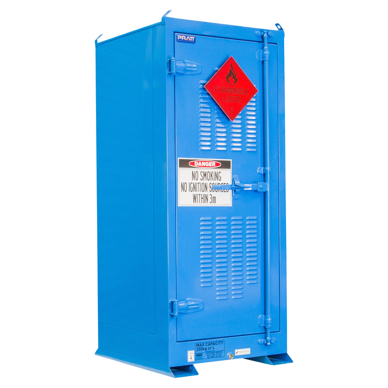 250L Flammable Liquids Outdoor Storage Cabinet, Flammable - DG Safety