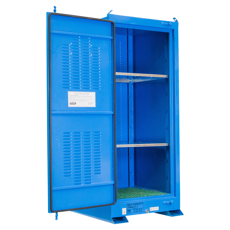 250L Flammable Liquids Outdoor Storage Cabinet, Flammable - DG Safety