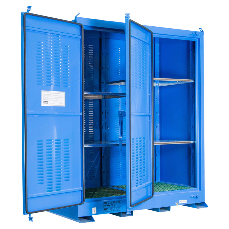 450L Flammable Liquids Outdoor Storage Cabinet, Flammable - DG Safety