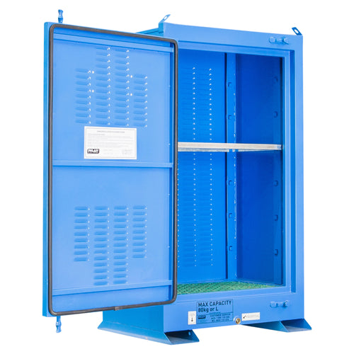 80L Flammable Liquids Outdoor Storage Cabinet, Flammable - DG Safety