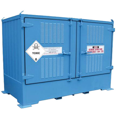 Class 6 Toxic Goods Store - 2 IBC - Max Capacity 2000 L
