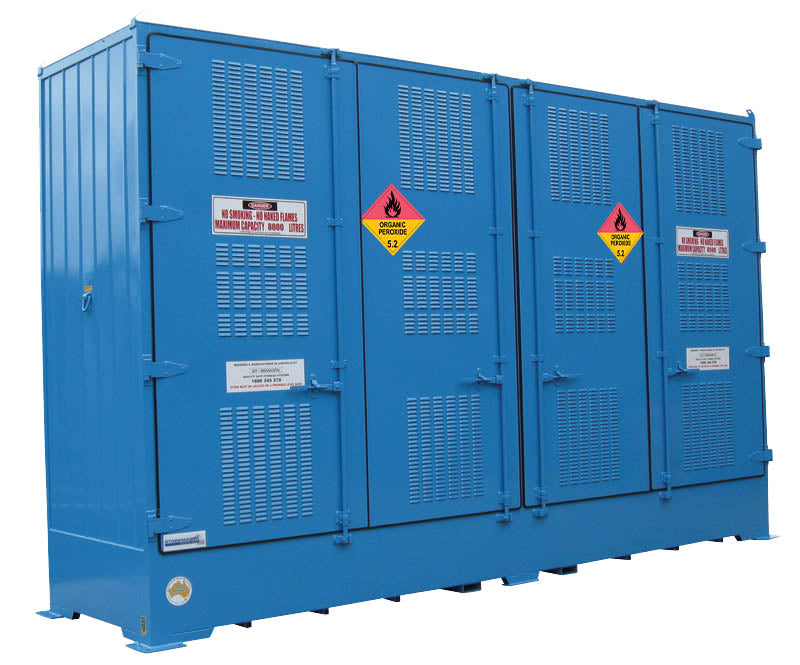 Class 5.2 Organic Peroxide Store - 8 IBC - Max Capacity 8000 L
