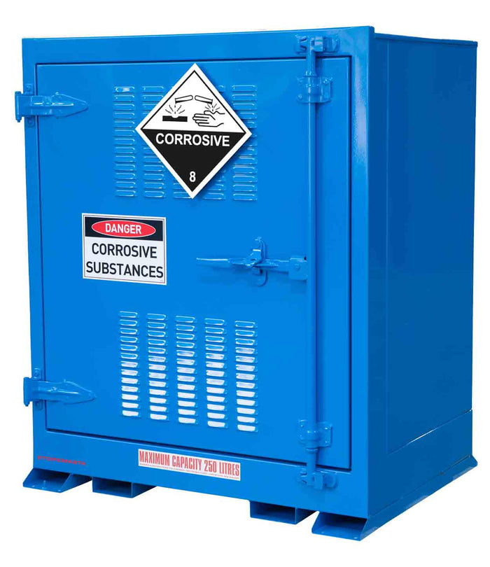 250L Storemasta Outdoor Class 8 Corrosive Goods Storage Cabinet