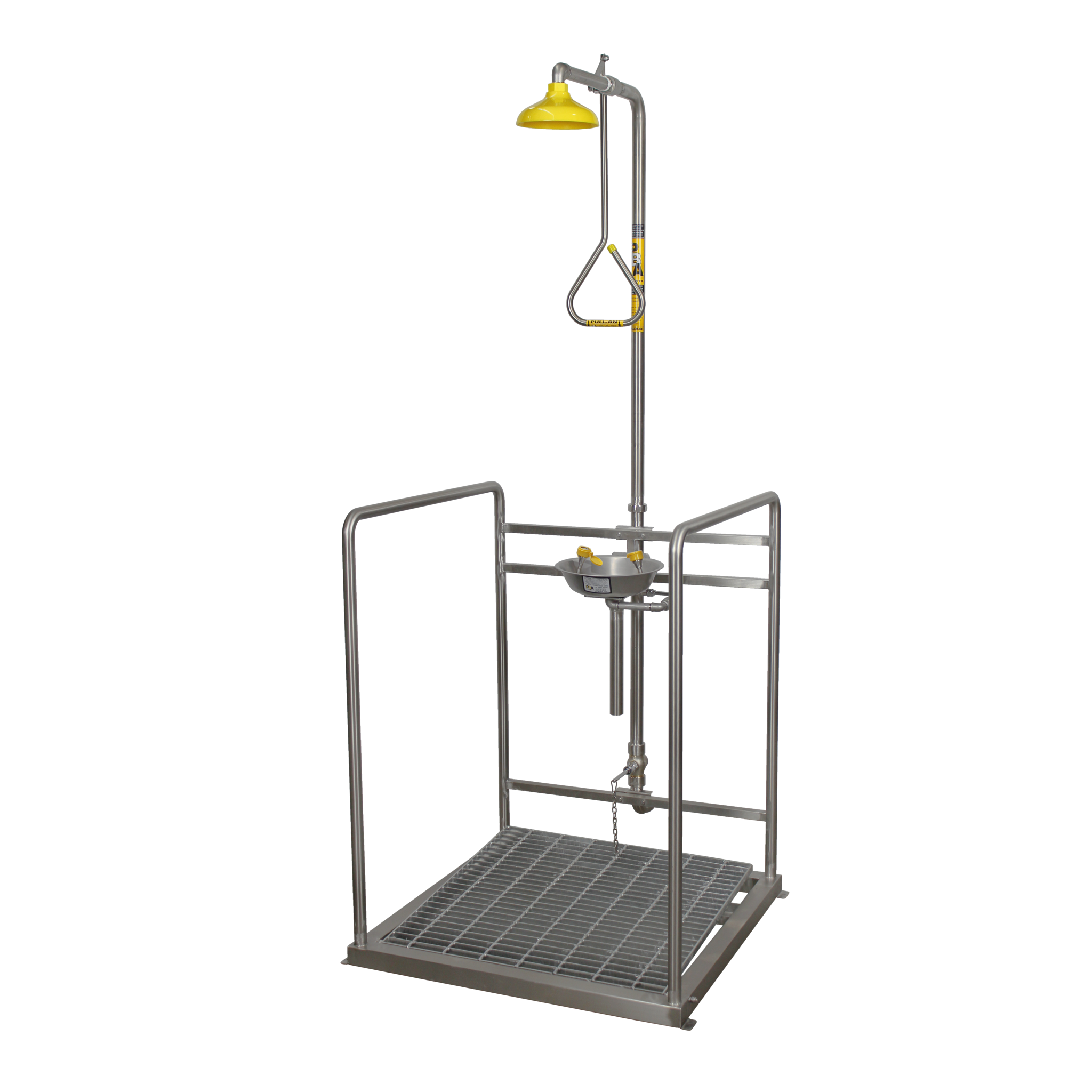 SE106 Combination Shower & Eye/Face Wash with Bowl Platform Operated