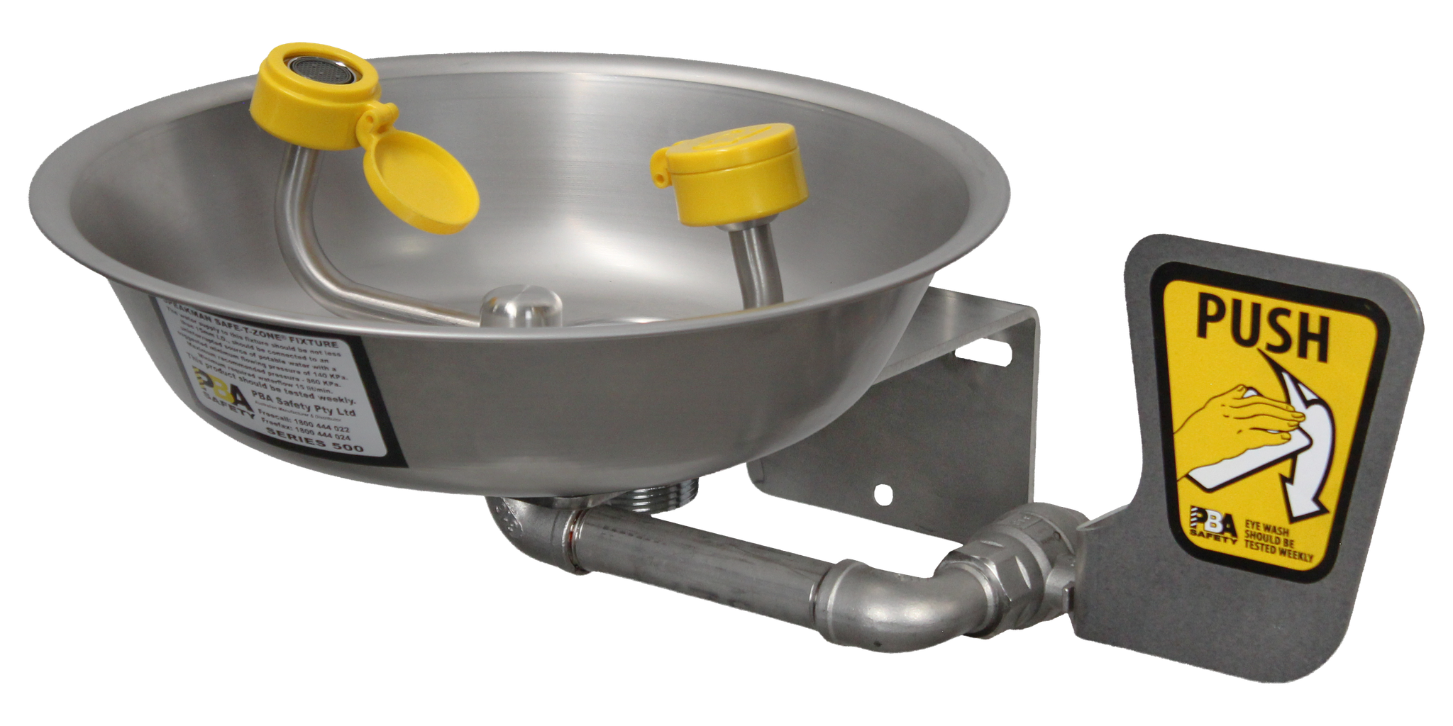 SE505 Eye Wash Aerated - Wall Mounted