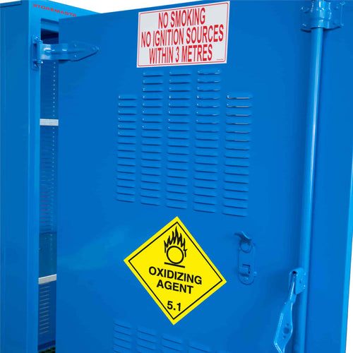 350L Storemasta Outdoor Class 5.1 Oxidising Agent Goods Storage Cabinet