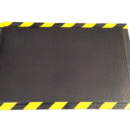 Anti Fatigue Mat - Grip Top Yellow Black Border