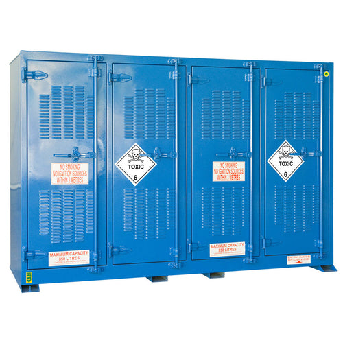 850L Storemasta Outdoor Class 6 Toxic Goods Storage Cabinet