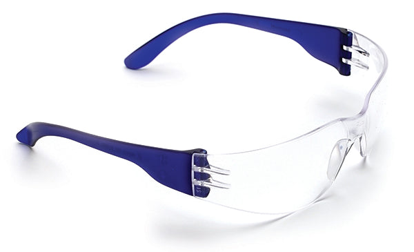 Clear medium impact safety glasses