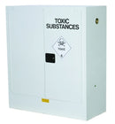 160L Justrite Toxic Cabinet 2 Shelves 2 Door