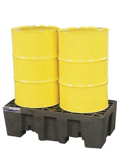 Spill Pallet 2 Drum In-Line Polyethylene