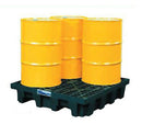 4 Drum Square Spill Pallet Polyethylene Low Profile