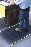Anti Fatigue Mat - Texture Top Yellow Black Border