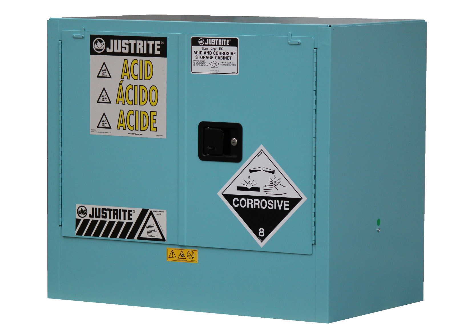 100 Litre Corrosive/Chemical Goods Storage Cabinet - Under Bench/Tray Top