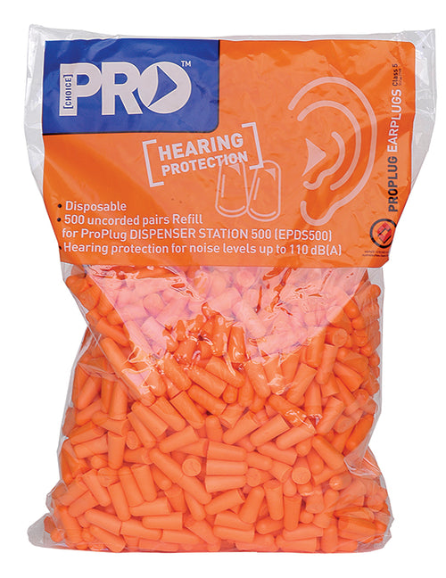 Pro-Bullet Refill Bag - Uncorded earplugs